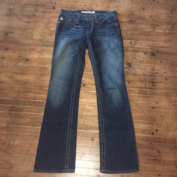 low rise western jeans